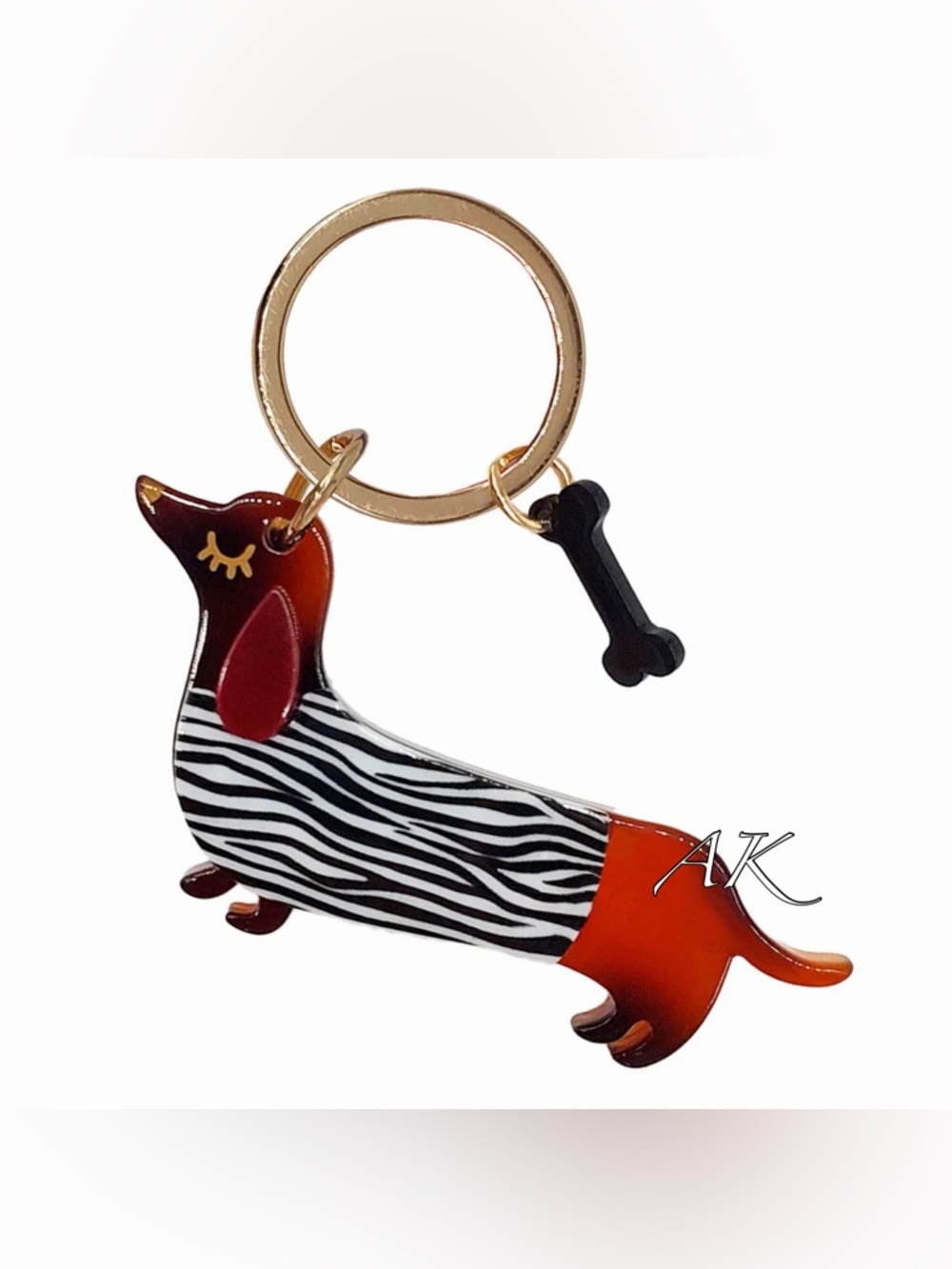 Dachshund Keychain 🐾 Doxie Wiener